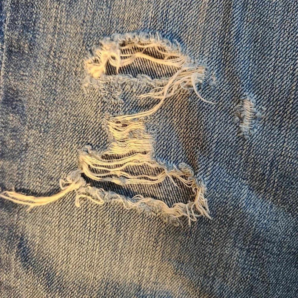 Vintage Y2K 7 For All Mankind Jeans Womens 27 High Waist Ankle Skinny Distressed